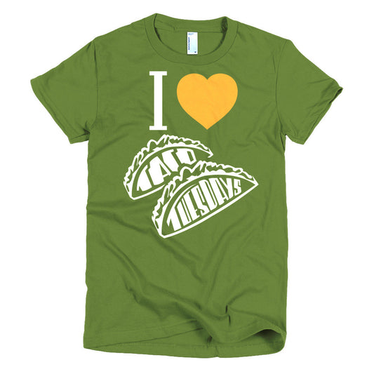 Women's t-shirt -- I loVe Taco Tuesdays