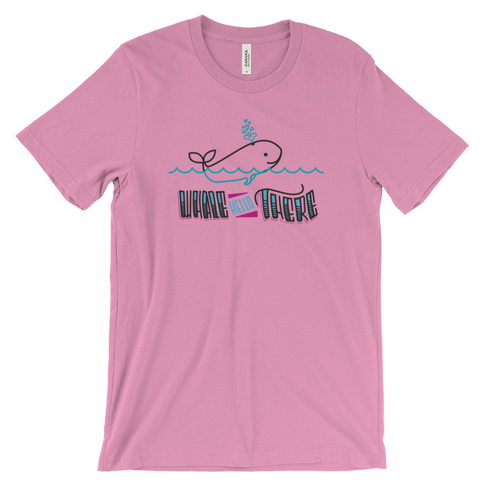 Women's t-shirt -- Whale Hello There