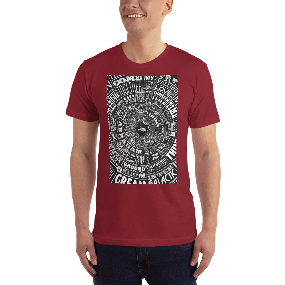 Musical type wheel - Men's T-Shirt