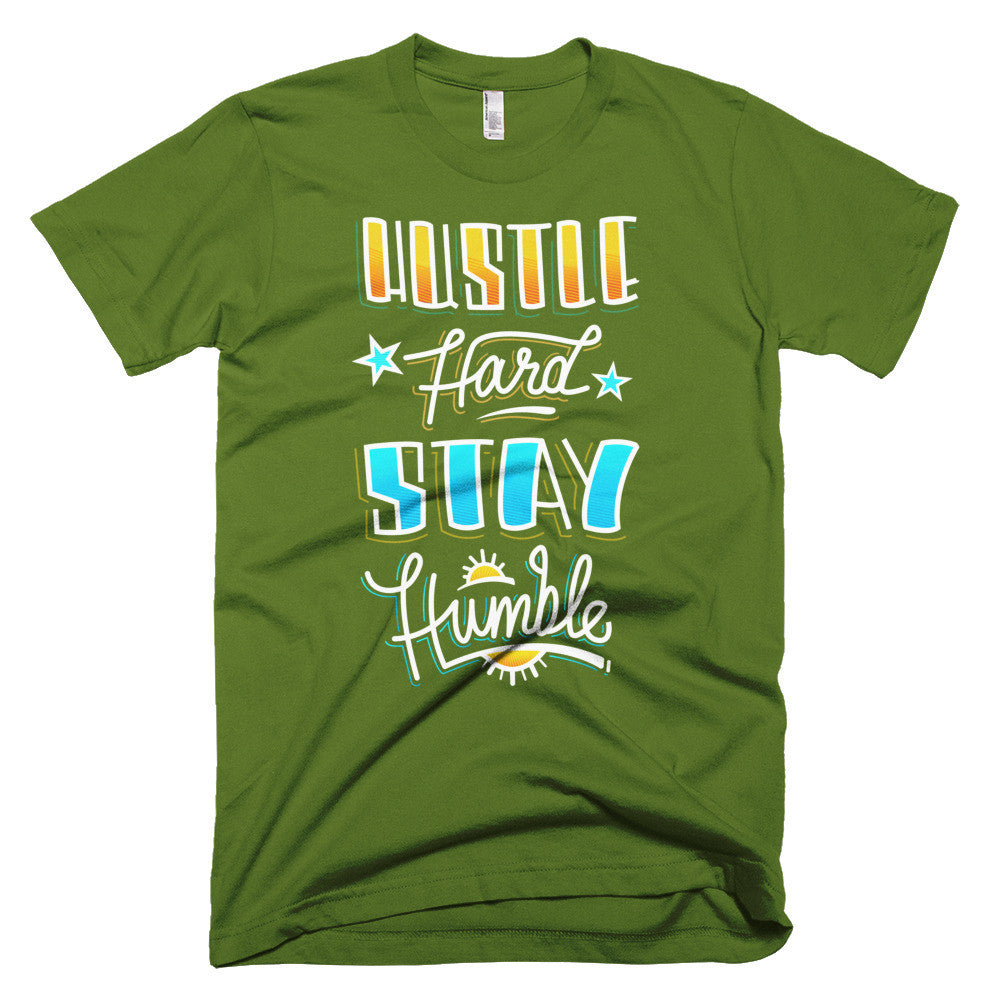 Men's t-shirt -- Hustle Hard Stay Humble