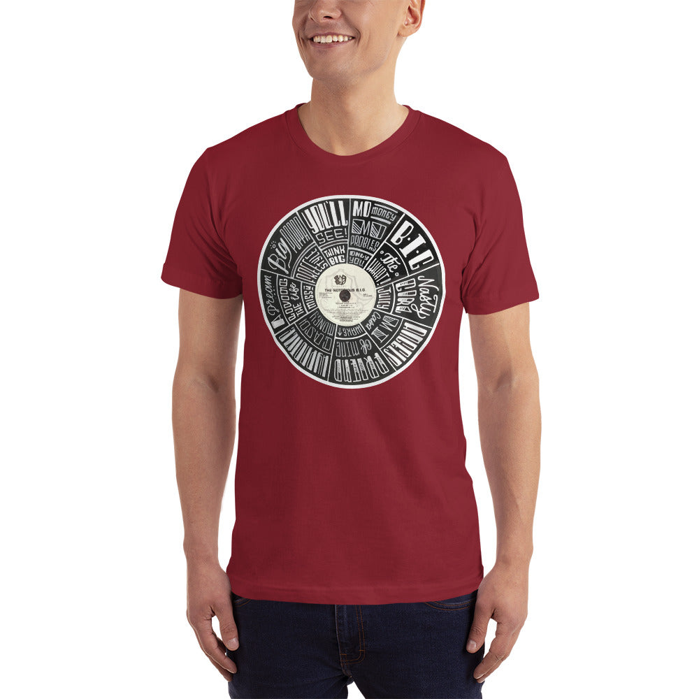 Notorious BIG record - Mens T-Shirt