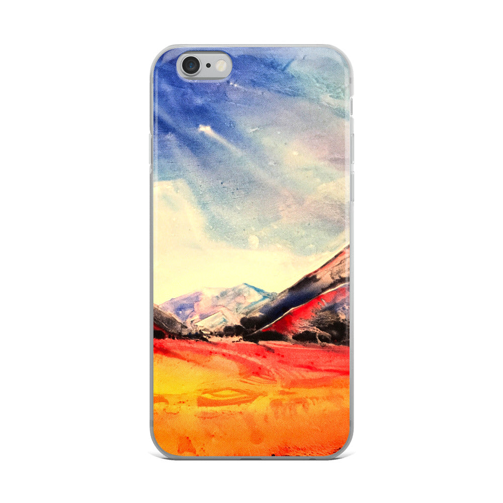 Water Color Landscape iPhone Case
