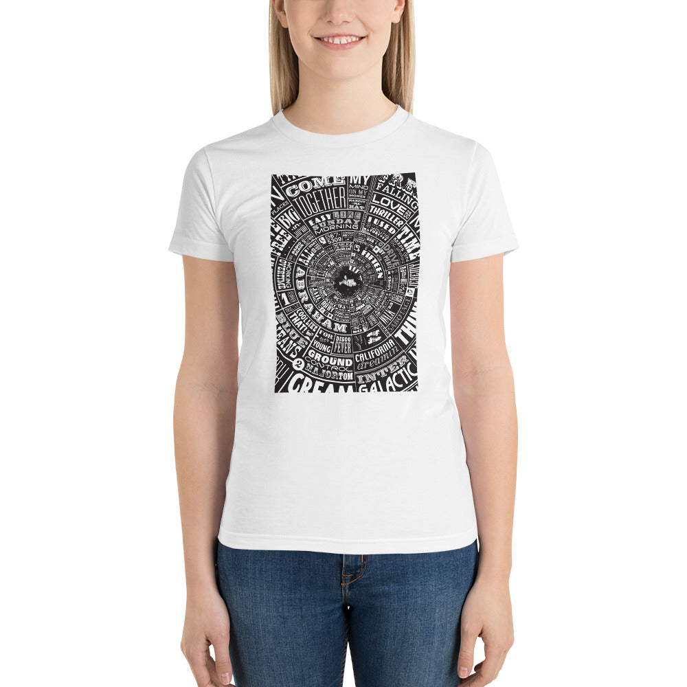 Musical Type Wheel - Women's t-shirt