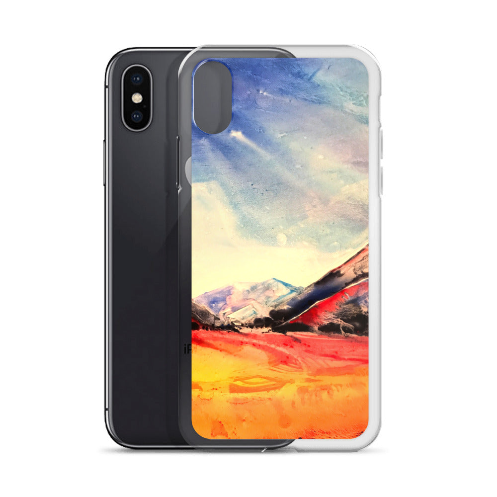 Water Color Landscape iPhone Case