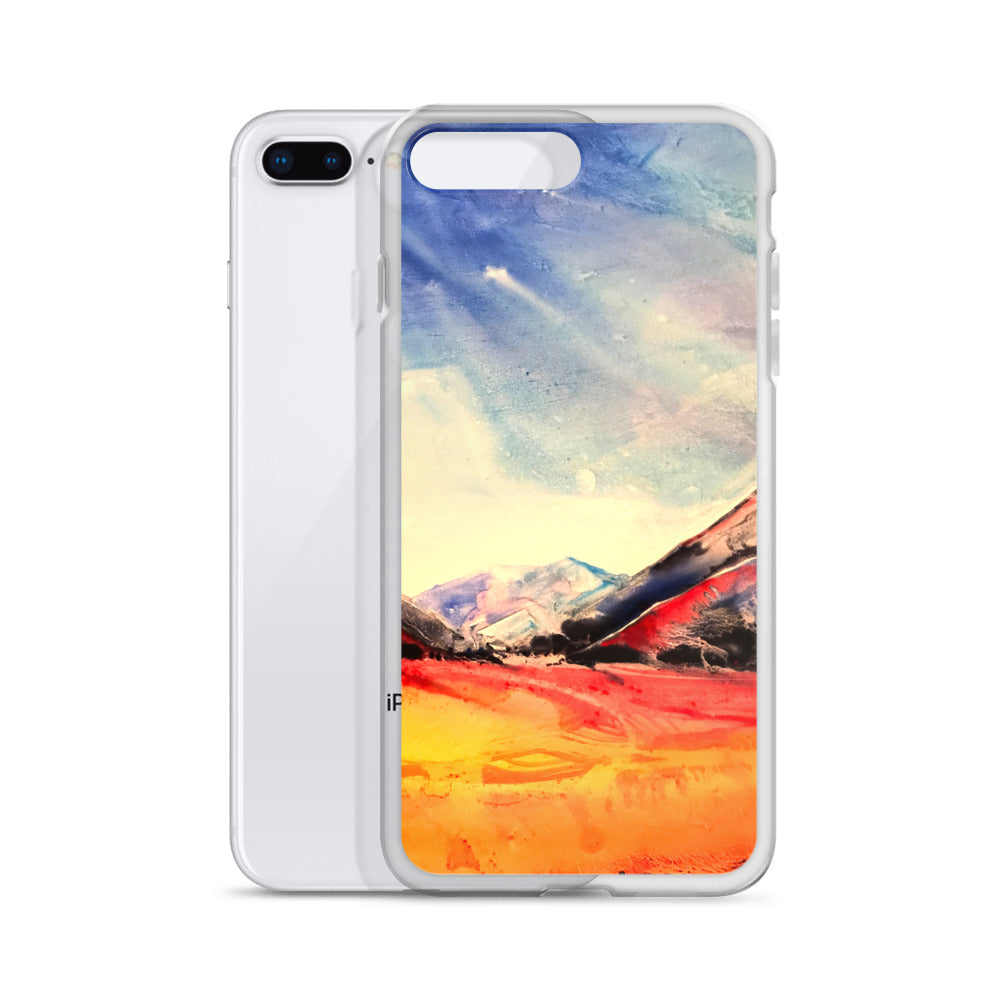 Water Color Landscape iPhone Case