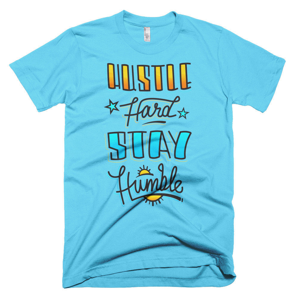 Men's t-shirt -- Hustle Hard Stay Humble