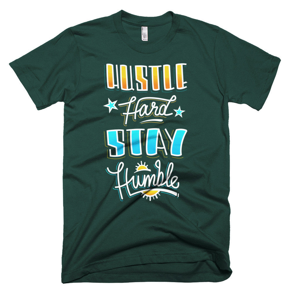 Men's t-shirt -- Hustle Hard Stay Humble