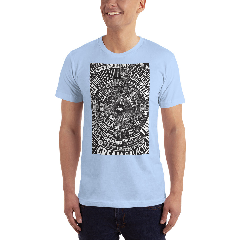 Musical type wheel - Men's T-Shirt