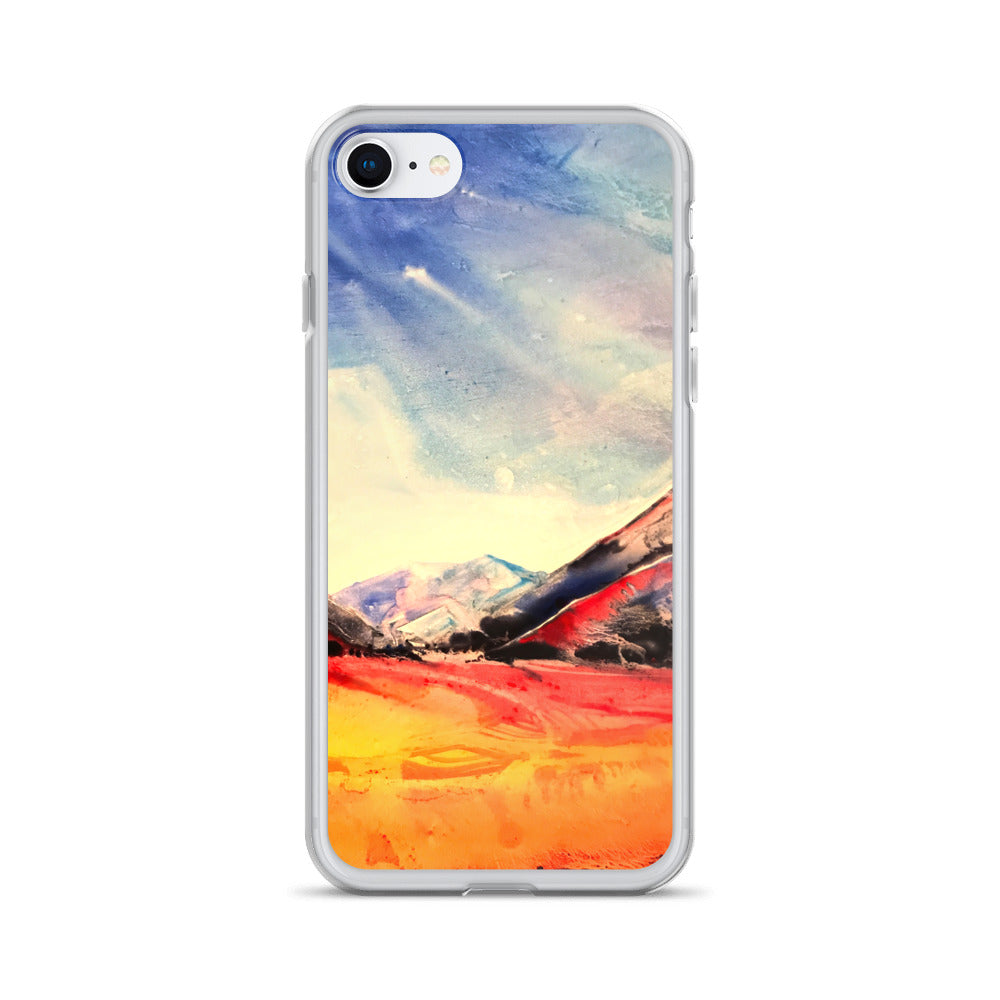 Water Color Landscape iPhone Case