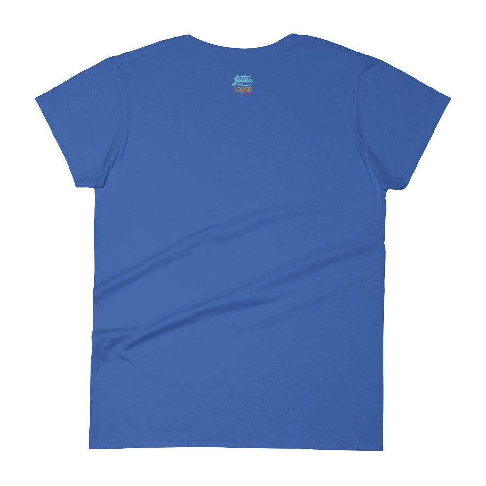 Women's short sleeve t-shirt - SF type wheel design