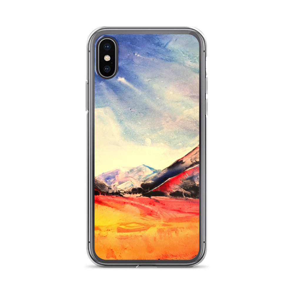Water Color Landscape iPhone Case
