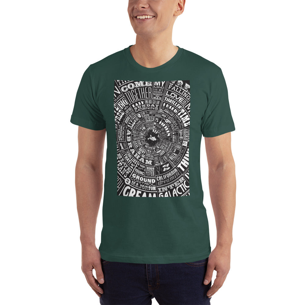 Musical type wheel - Men's T-Shirt
