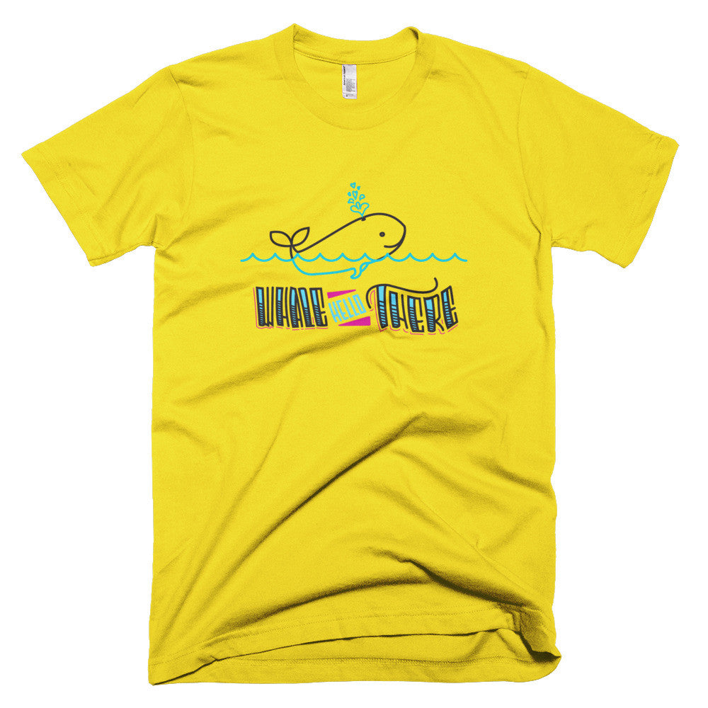 Men's t-shirt -- Whale Hello There