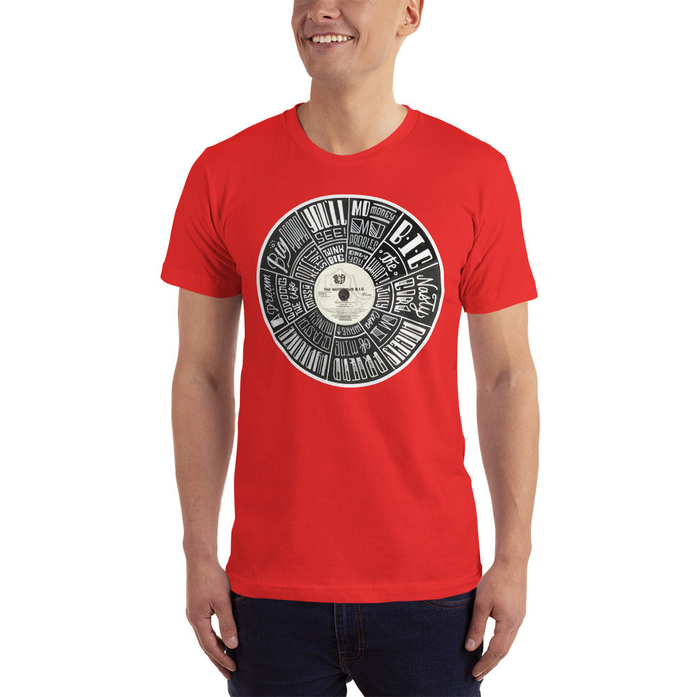 Notorious BIG record - Mens T-Shirt