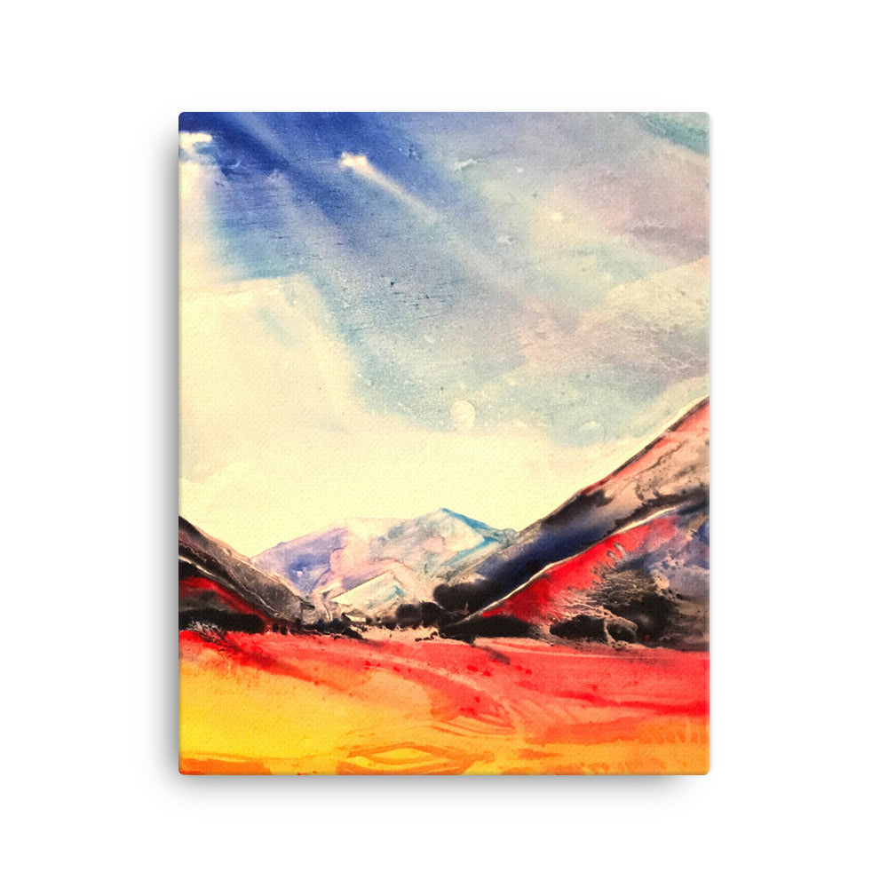 Water Color Landscape Canvas