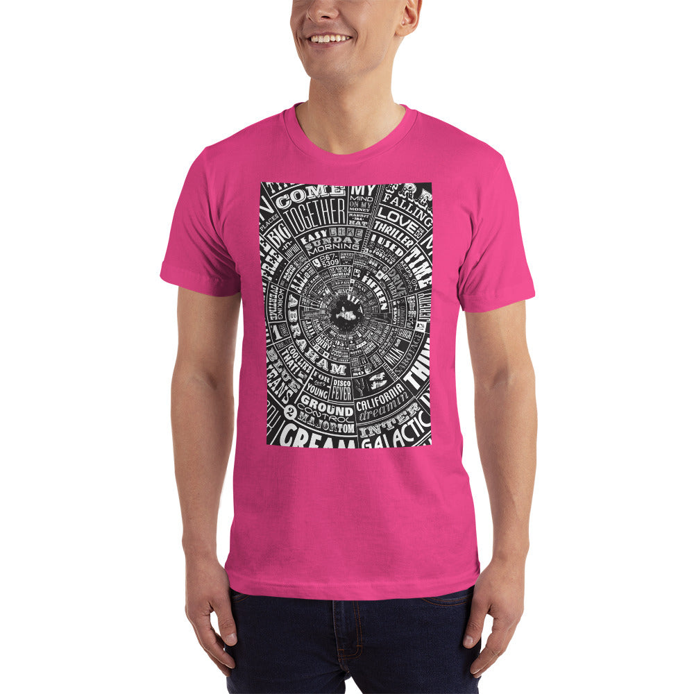 Musical type wheel - Men's T-Shirt