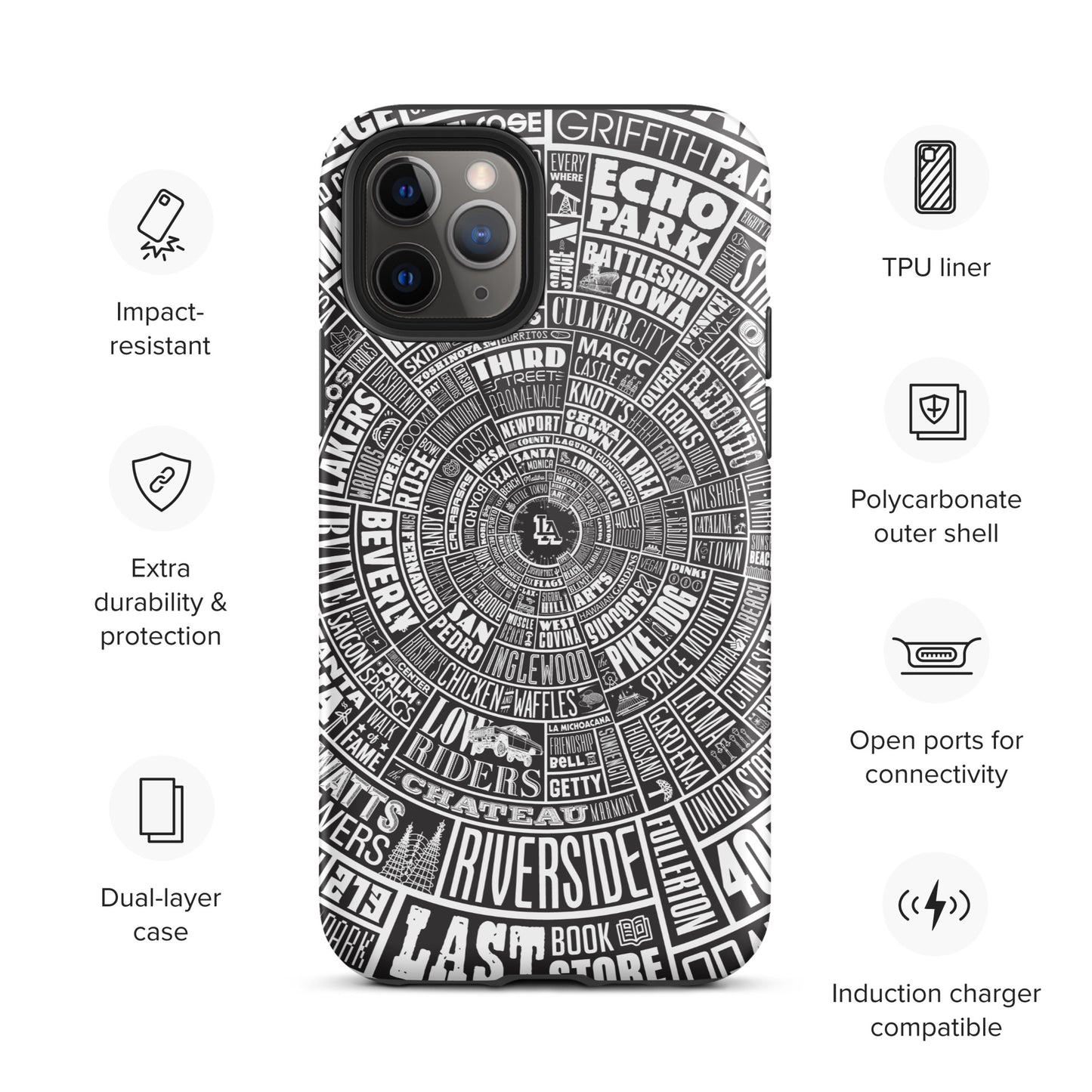 Los Angeles Tough iPhone case