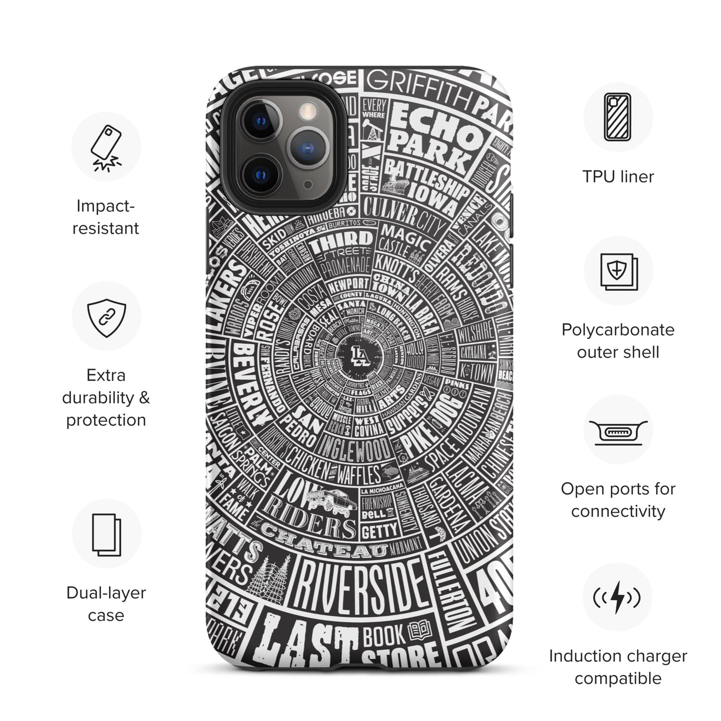 Los Angeles Tough iPhone case