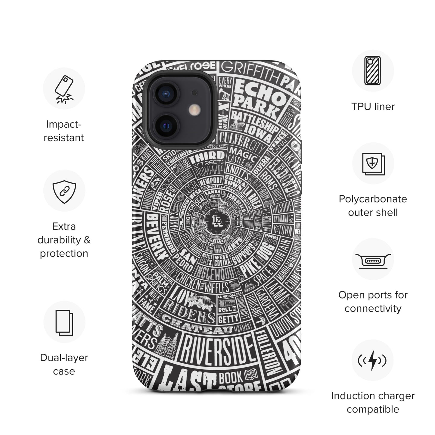 Los Angeles Tough iPhone case