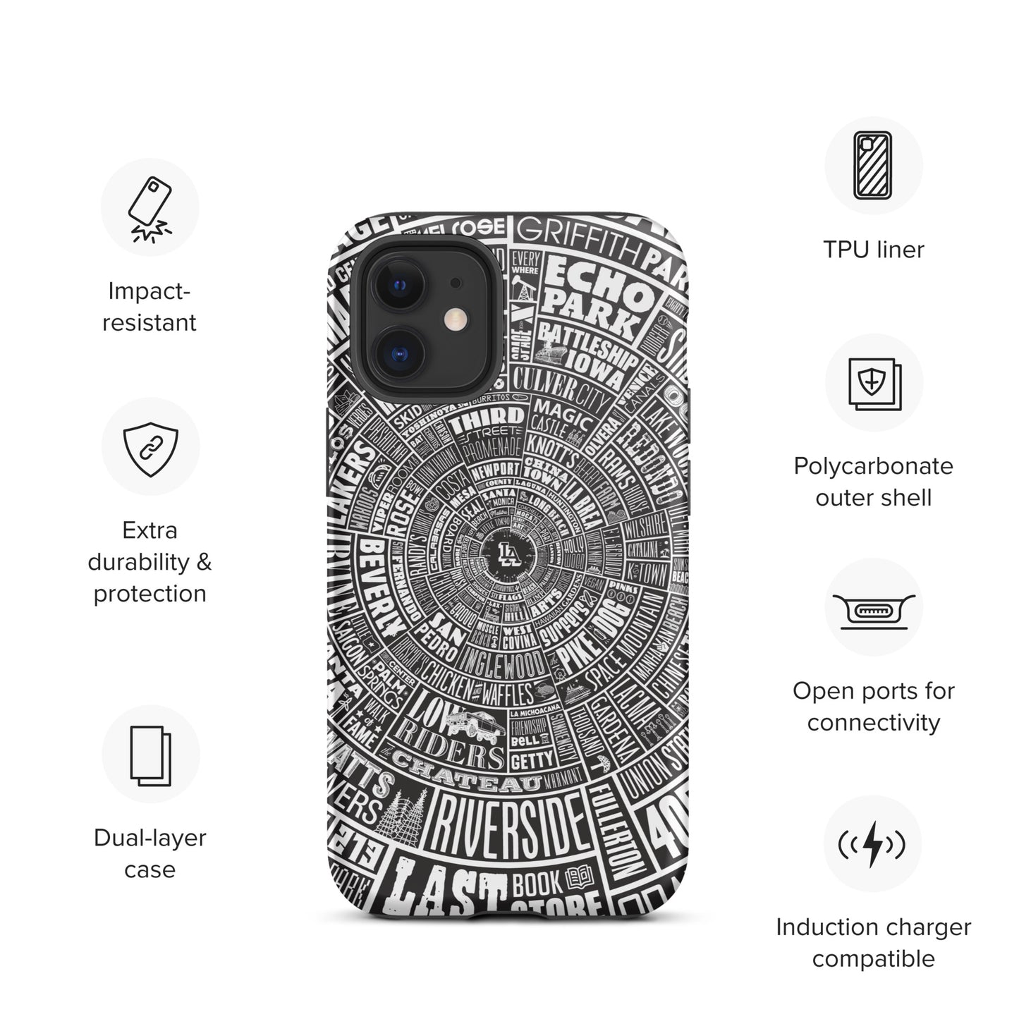 Los Angeles Tough iPhone case