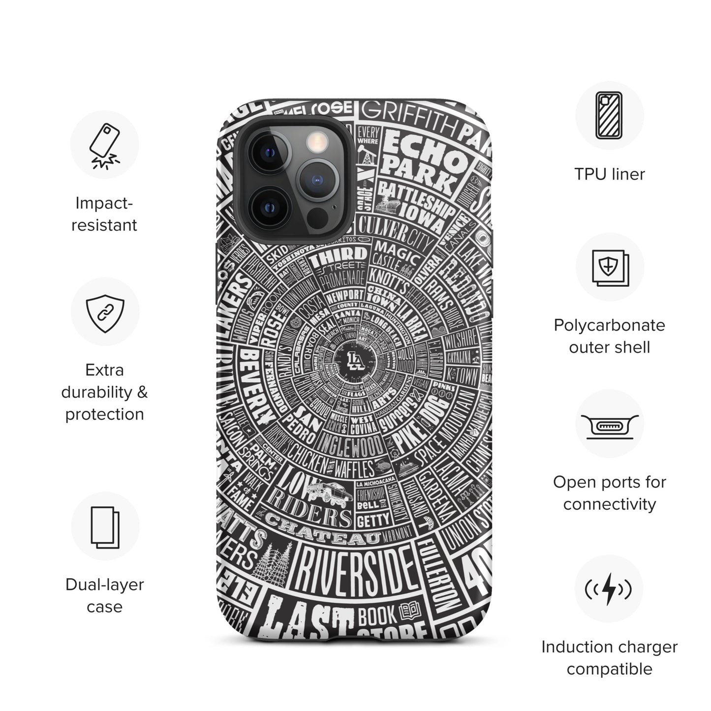 Los Angeles Tough iPhone case