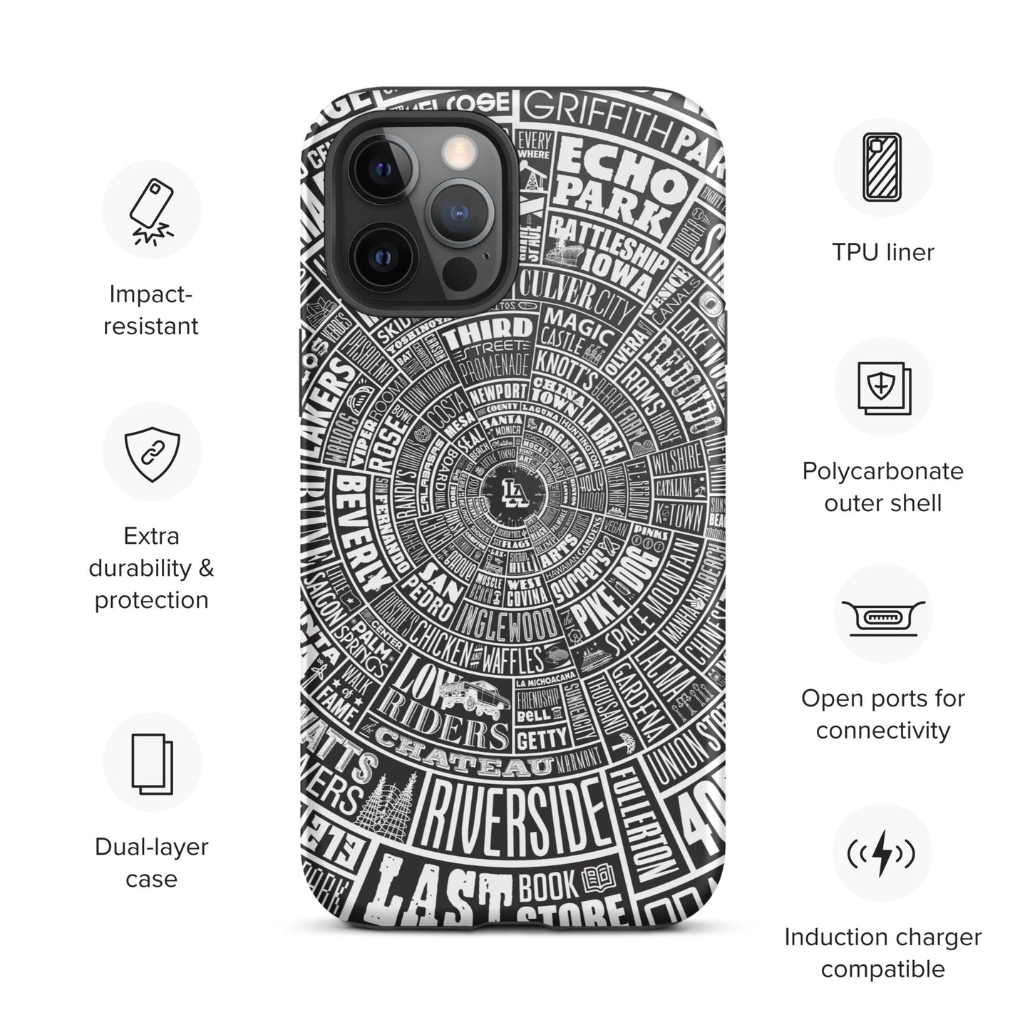 Los Angeles Tough iPhone case