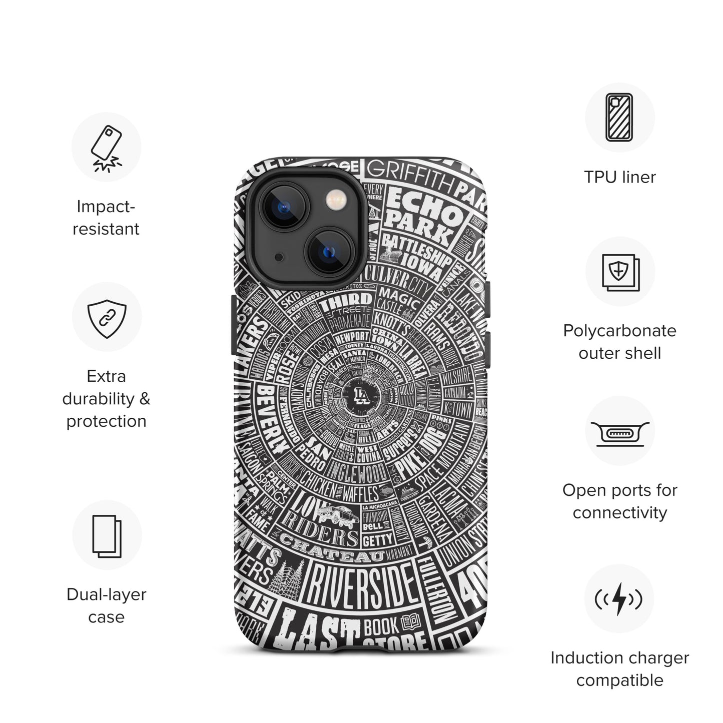 Los Angeles Tough iPhone case