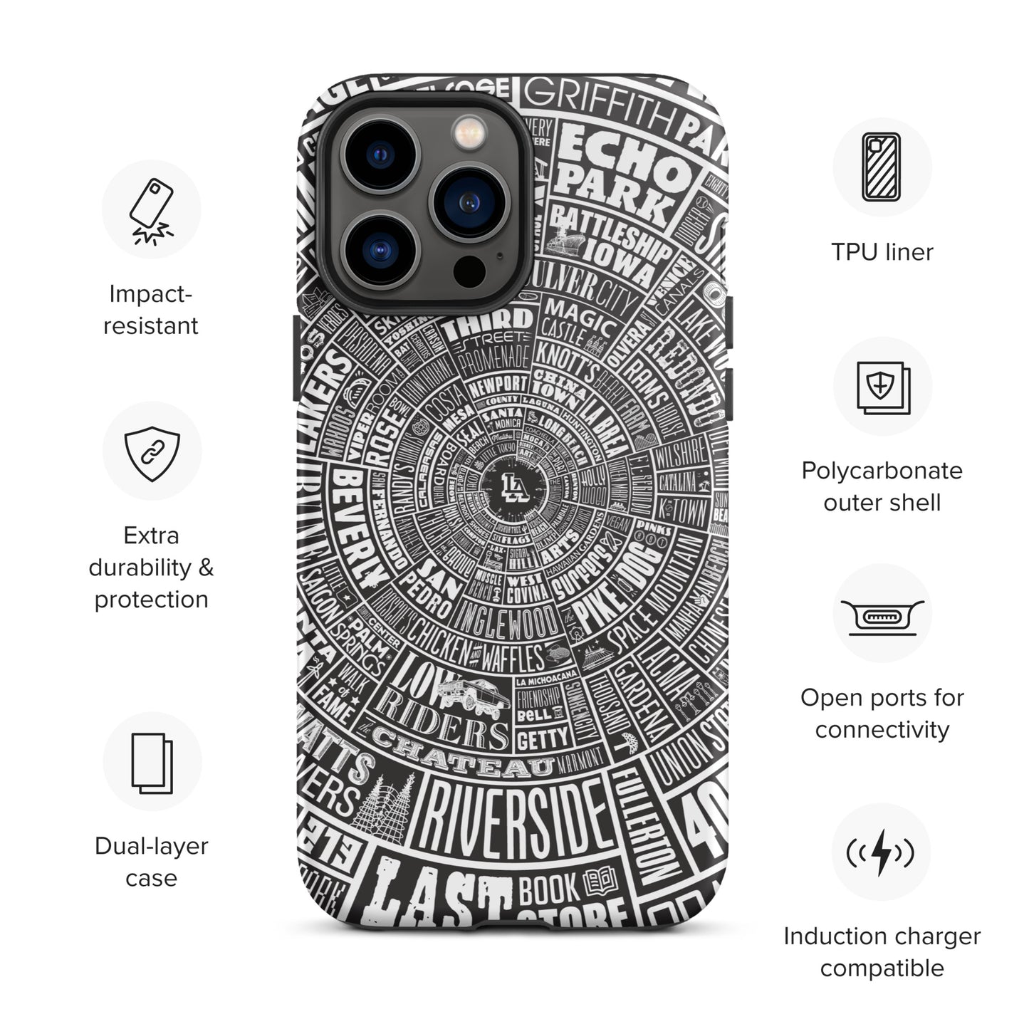 Los Angeles Tough iPhone case