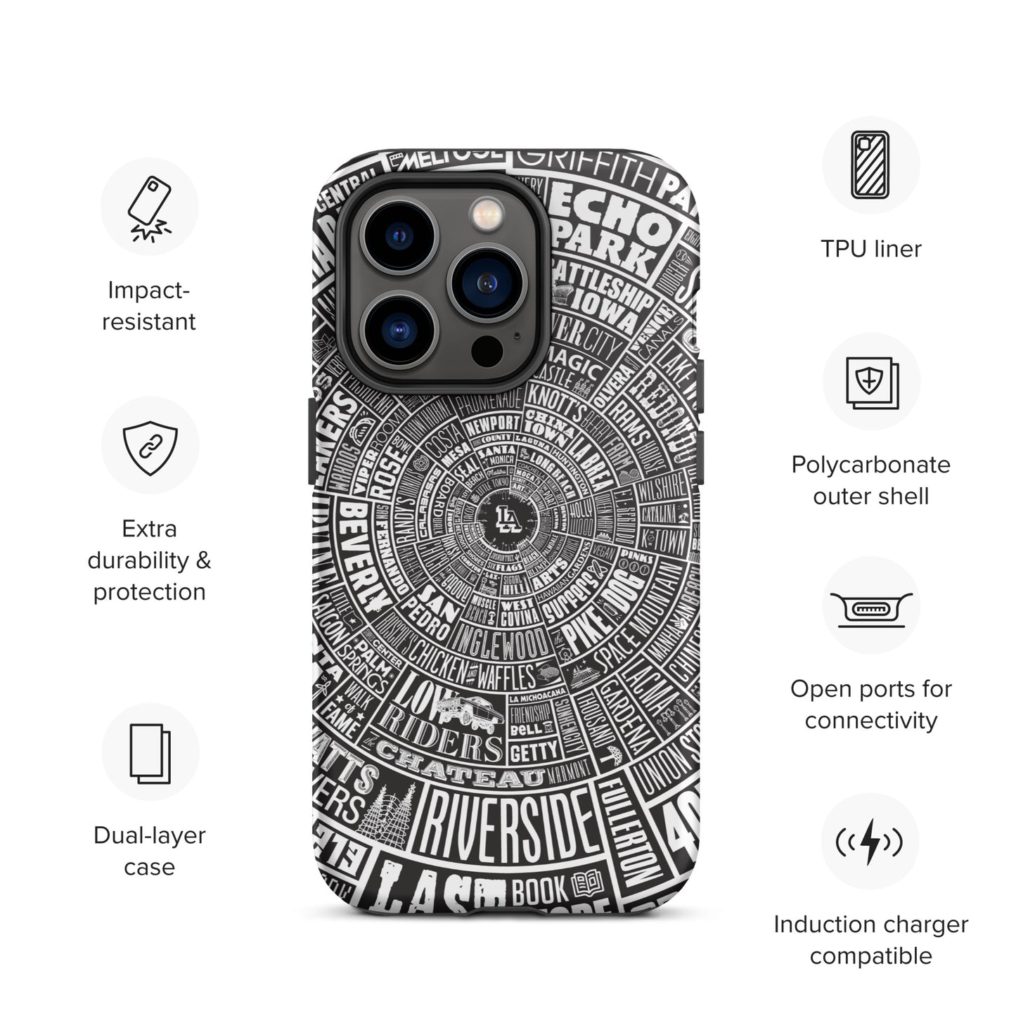 Los Angeles Tough iPhone case