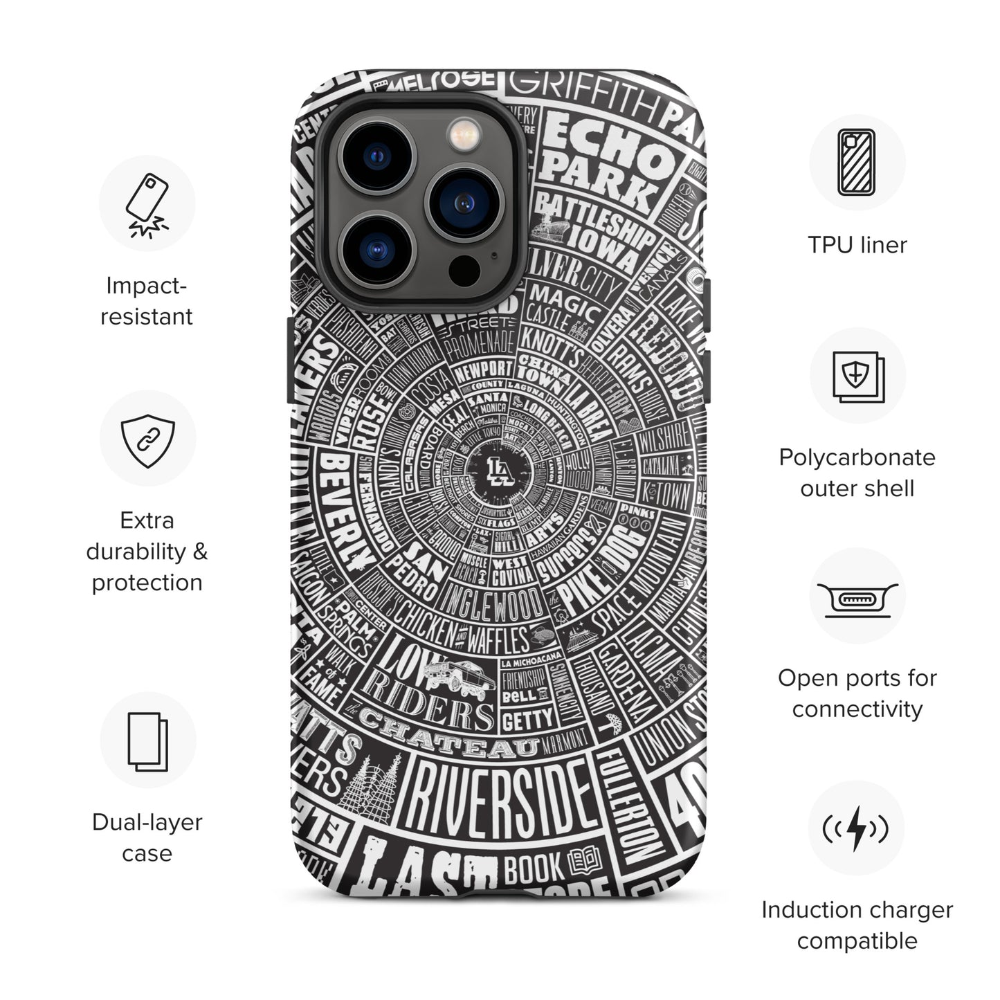Los Angeles Tough iPhone case