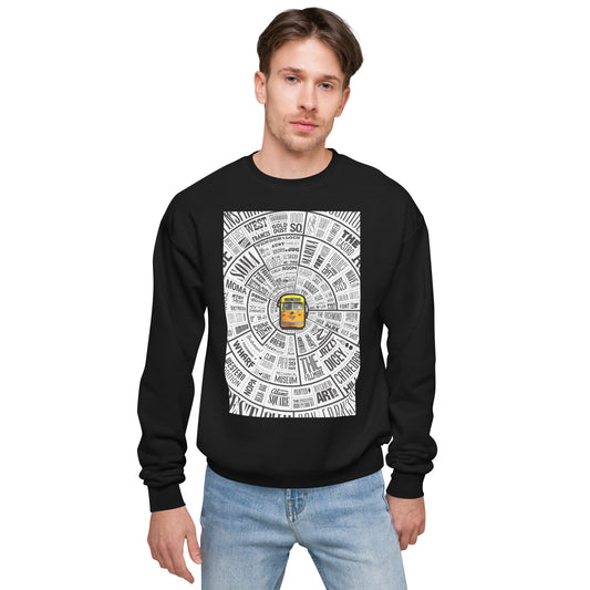 San Francisco Type Wheel - Sweater - Black