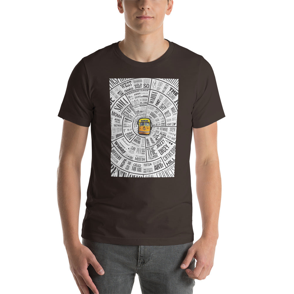 San Francisco themed t-shirt