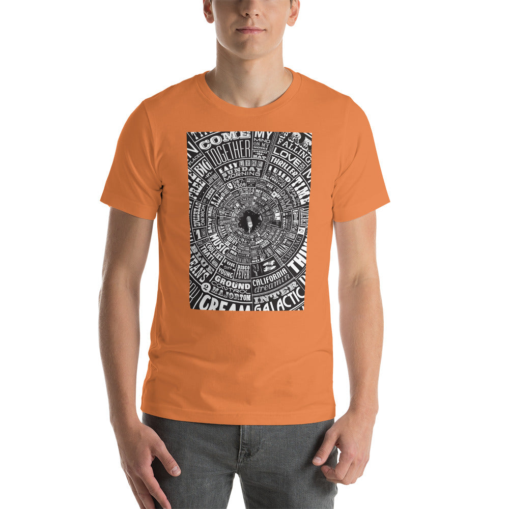 Men's Musical Type Wheel - T-shirt