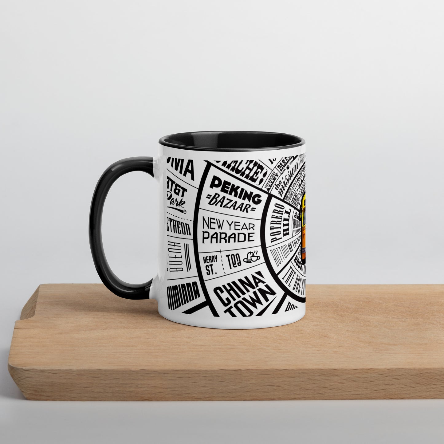 San Francisco Type Wheel Coffee/tea mug