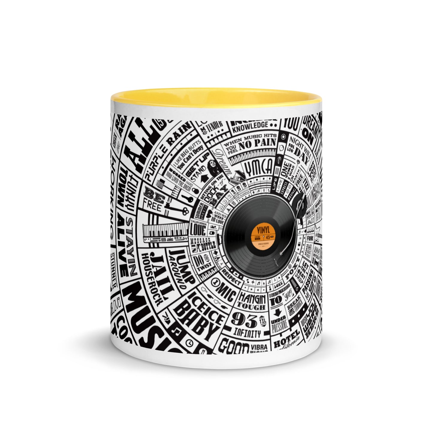 Musical Type Wheel Coffee Mug