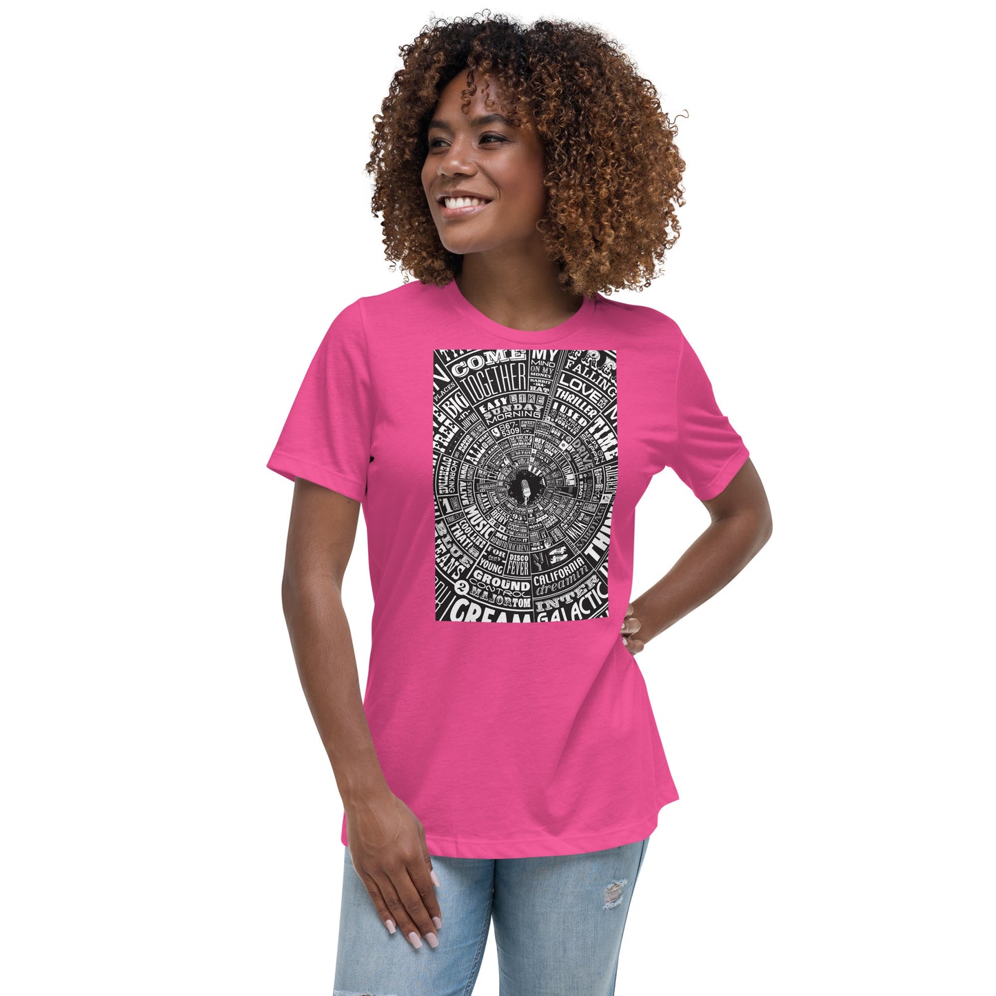 Women's Musical Type Wheel - T-shirt