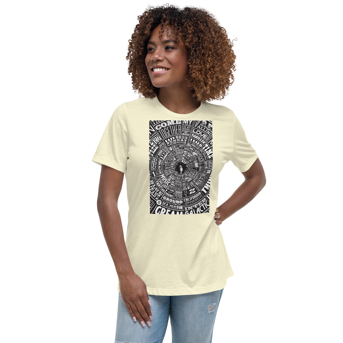 Women's Musical Type Wheel - T-shirt