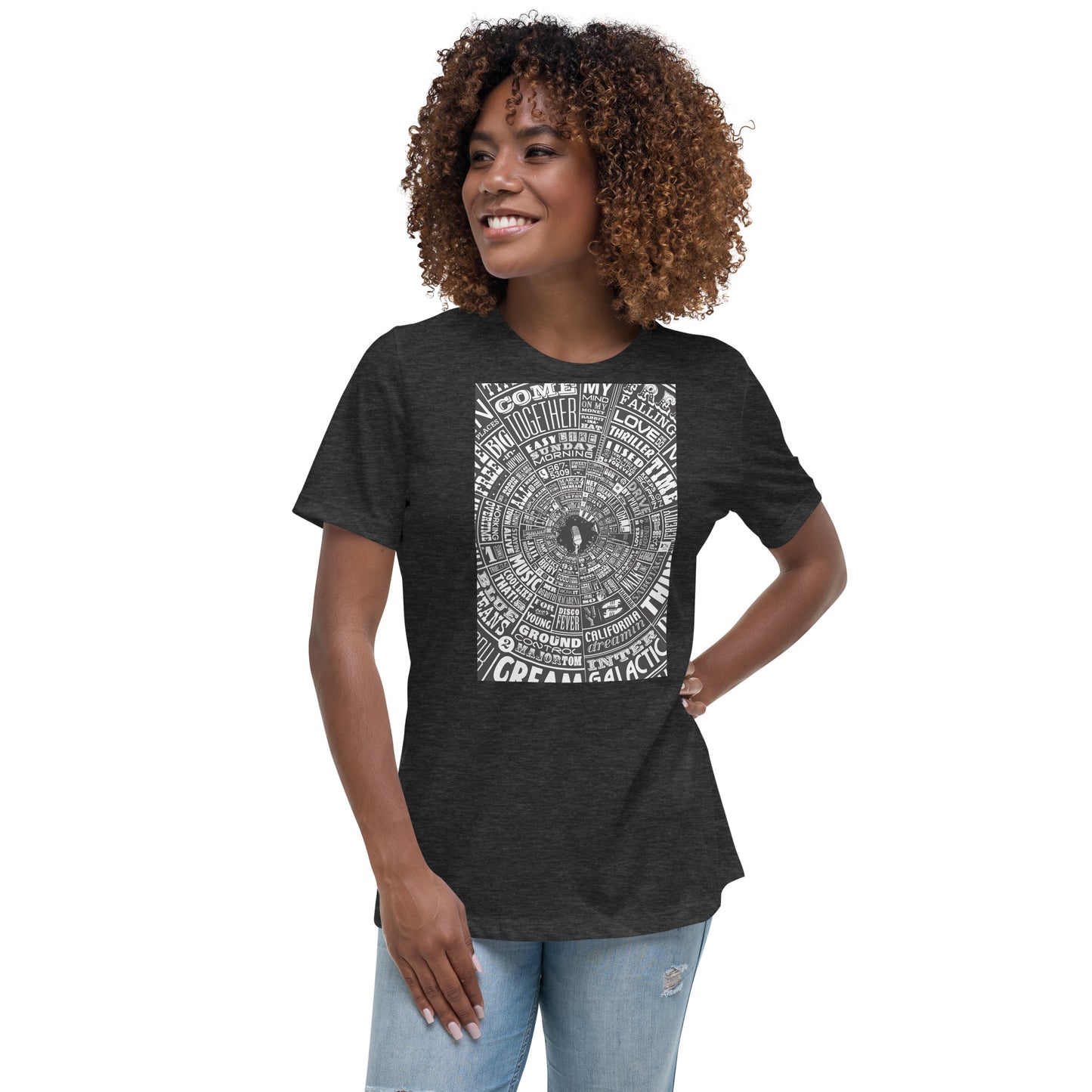 Women's Musical Type Wheel - T-shirt