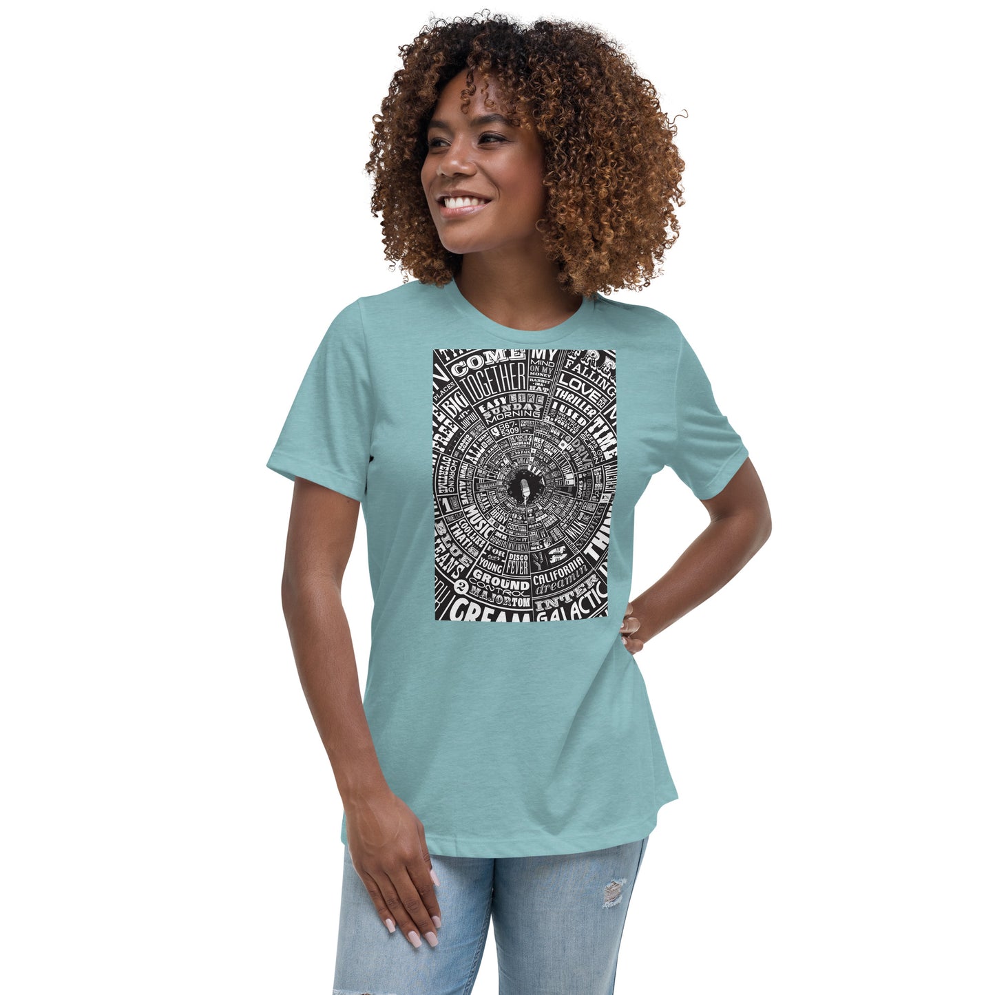 Women's Musical Type Wheel - T-shirt