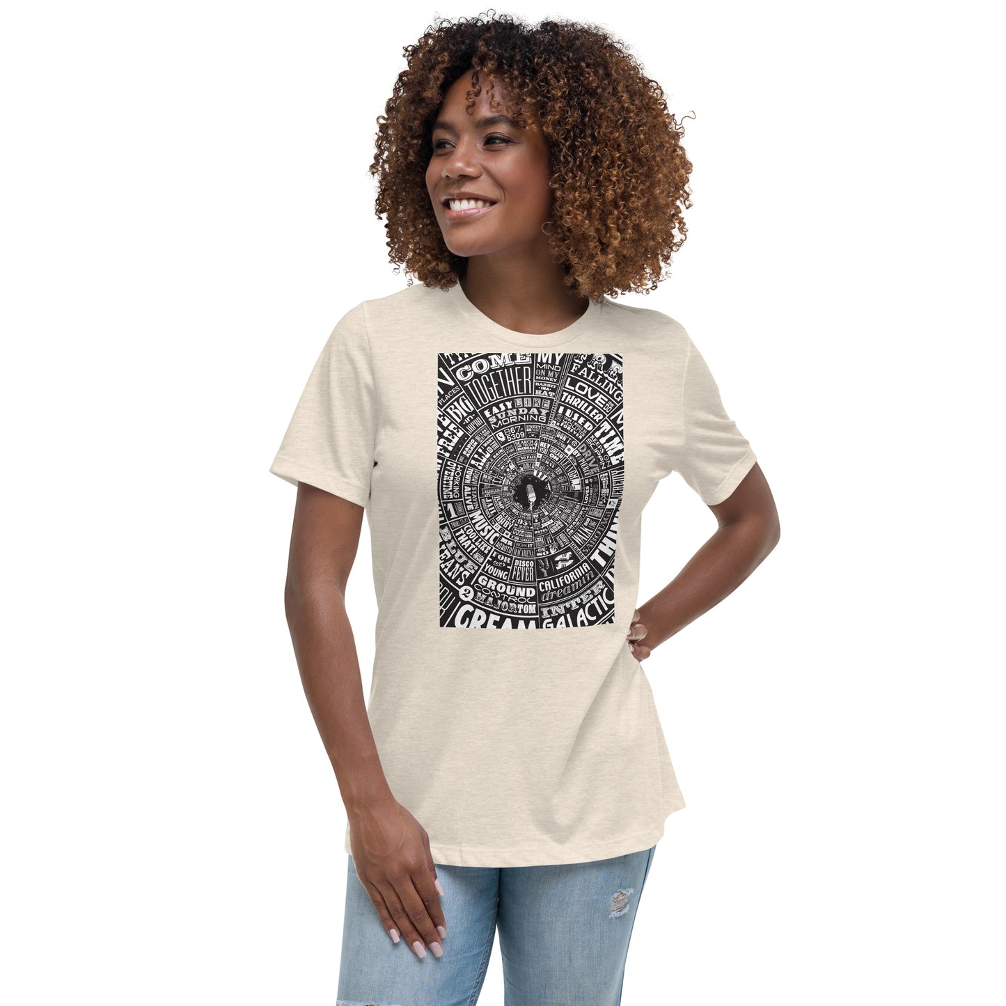 Women's Musical Type Wheel - T-shirt