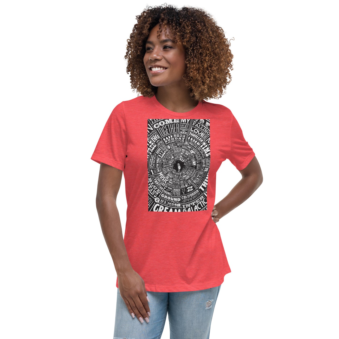 Women's Musical Type Wheel - T-shirt