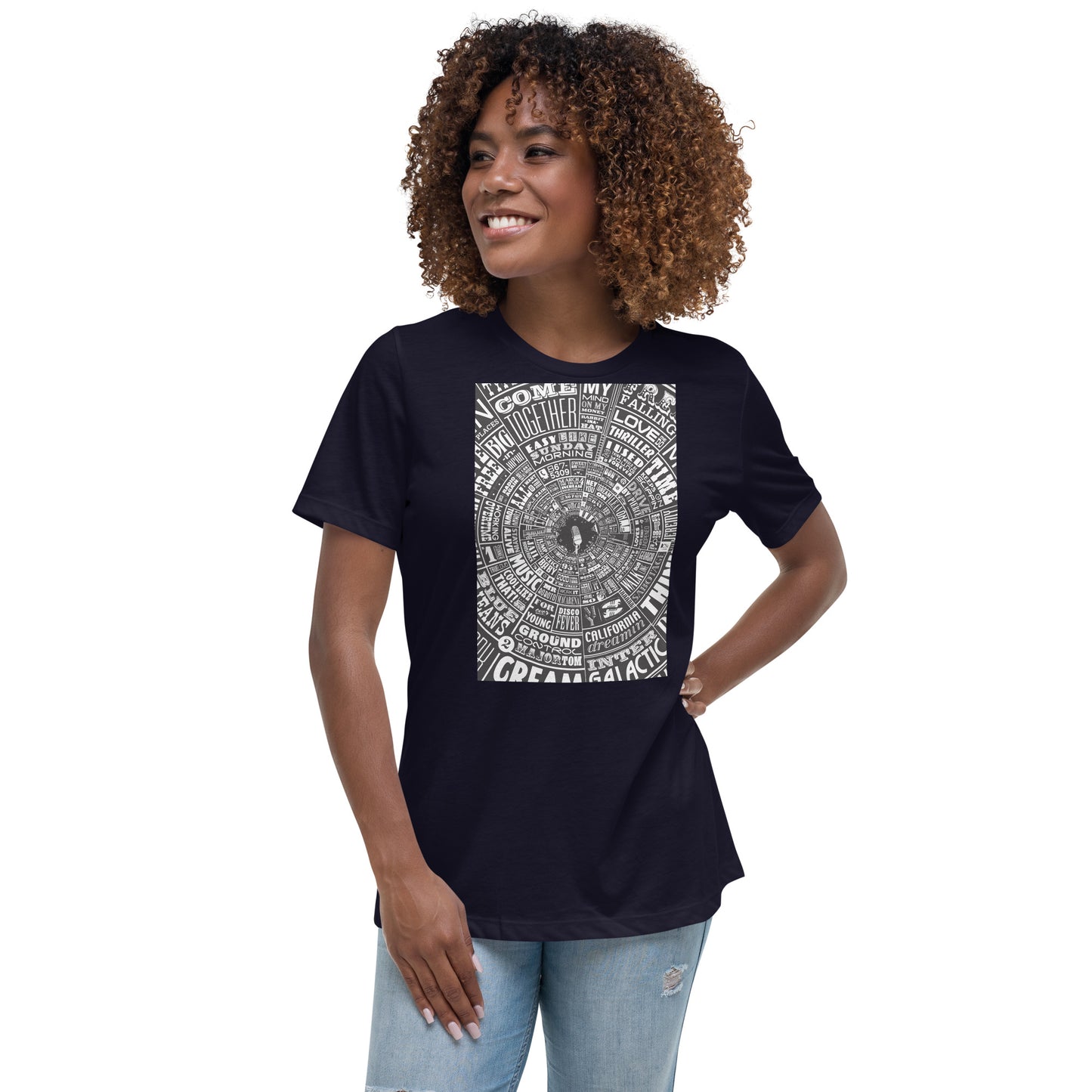 Women's Musical Type Wheel - T-shirt