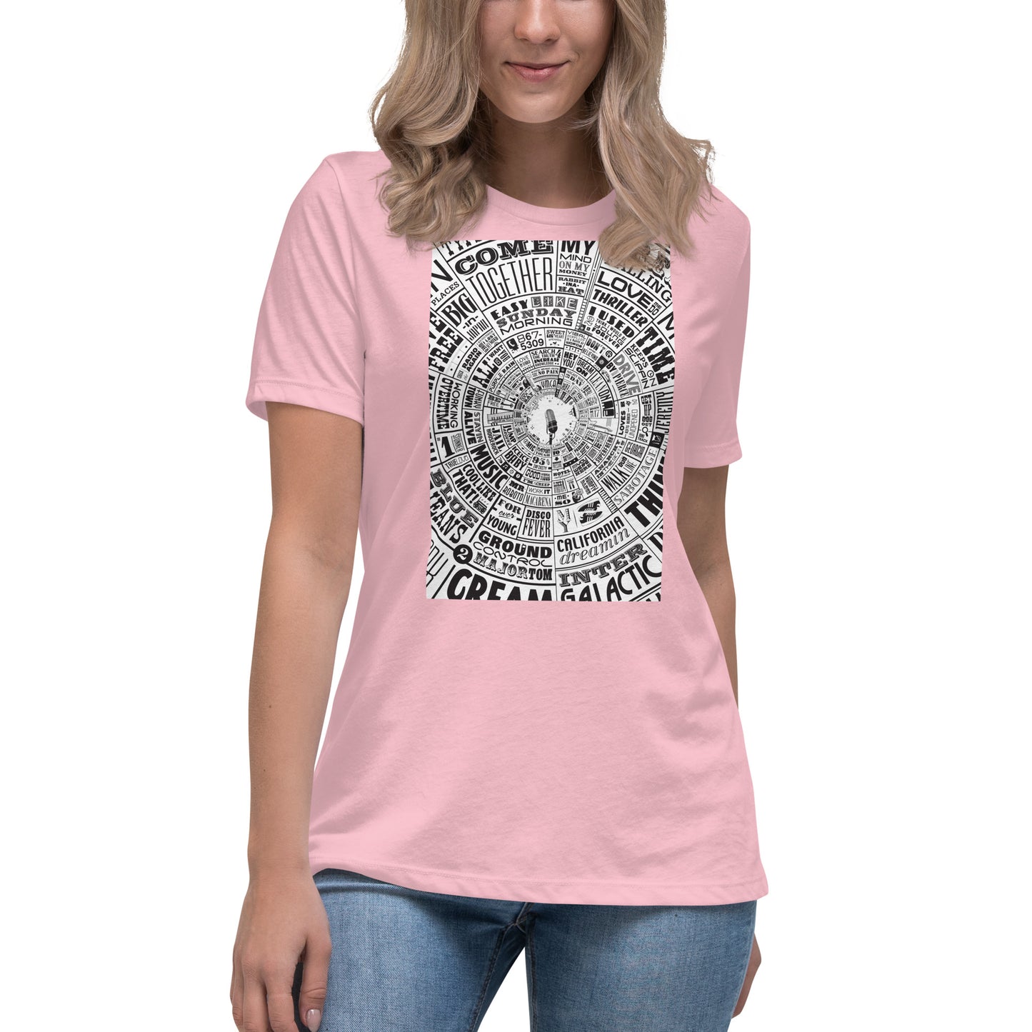 Women's Musical Type Wheel - T-shirt