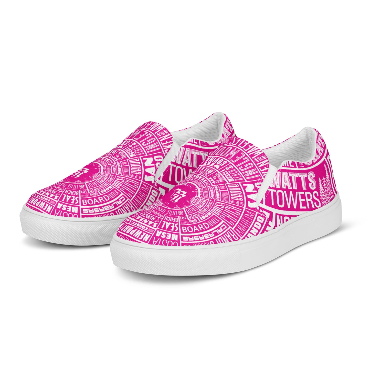 Women’s Los Angeles Type Wheel – slip on canvas shoes