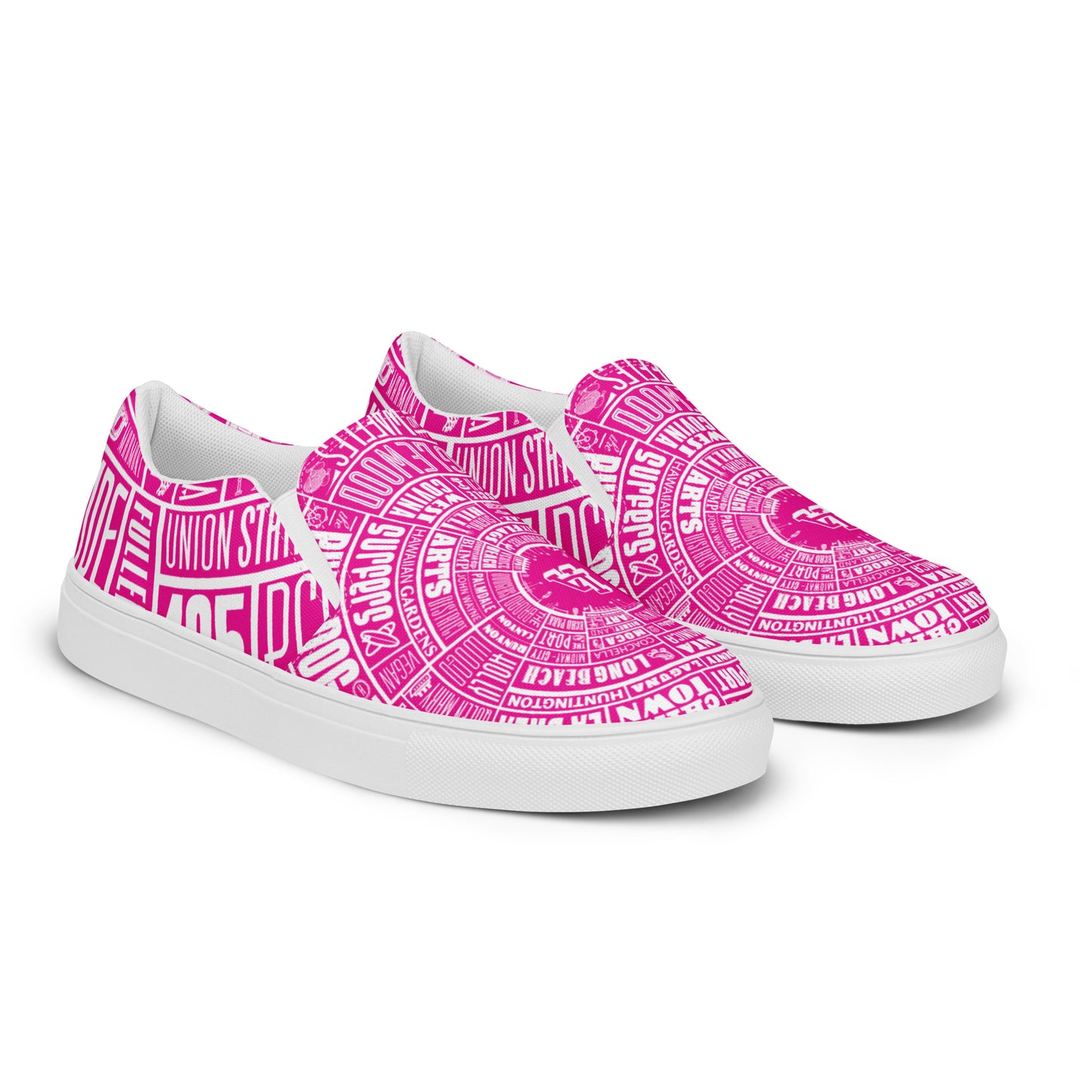 Women’s Los Angeles Type Wheel – slip on canvas shoes