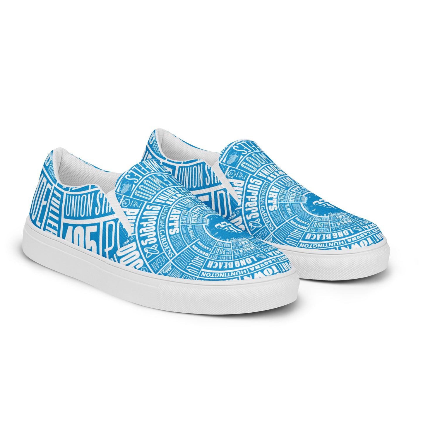Women’s Los Angeles Type Wheel – slip on shoes – Blue