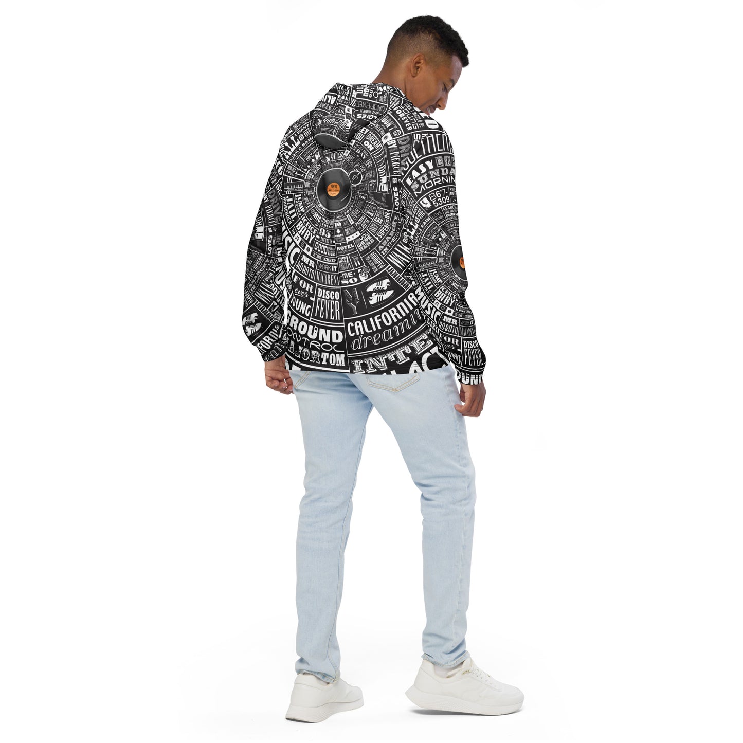 Music TypeWheel Windbreaker
