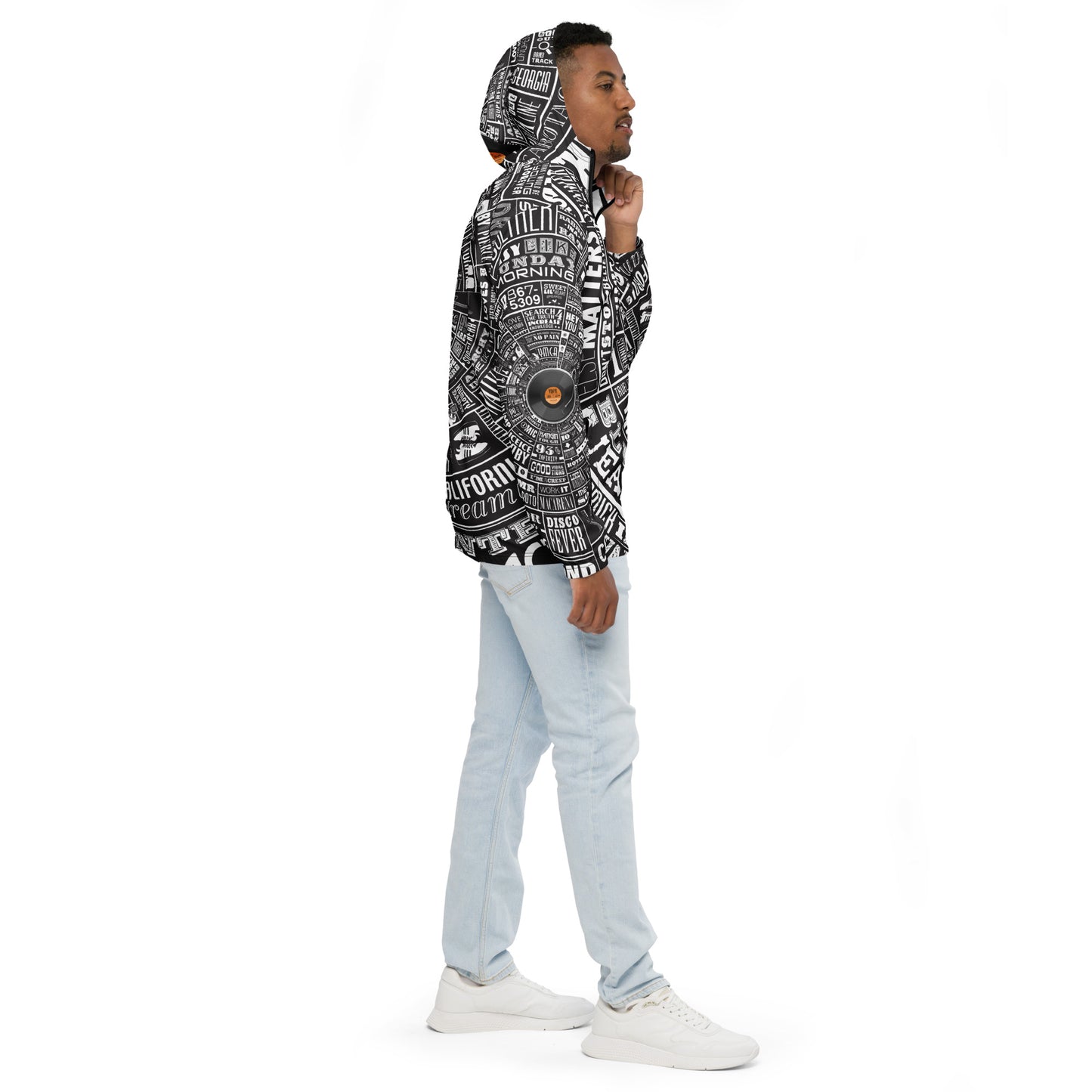 Music TypeWheel Windbreaker