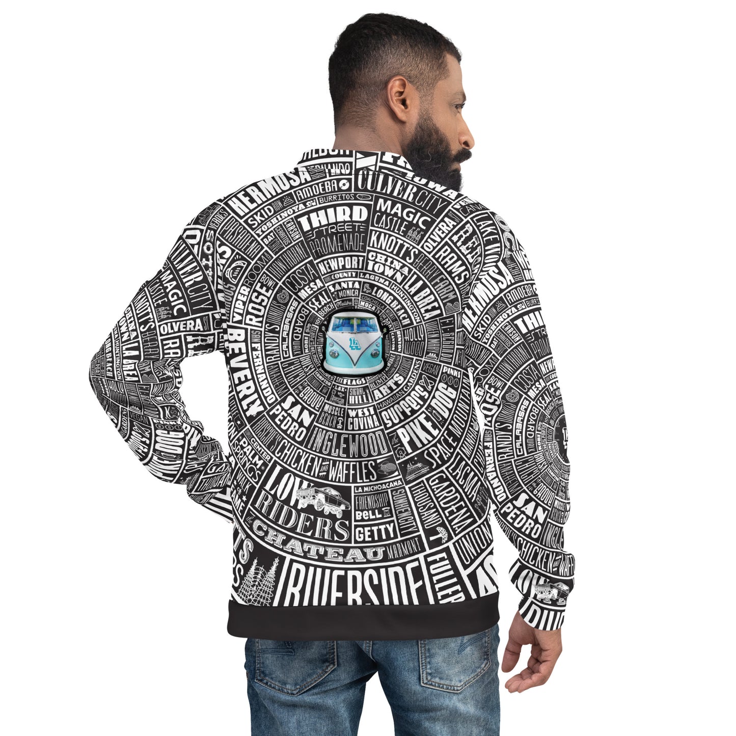Los Angeles Type Wheel All Over Jacket
