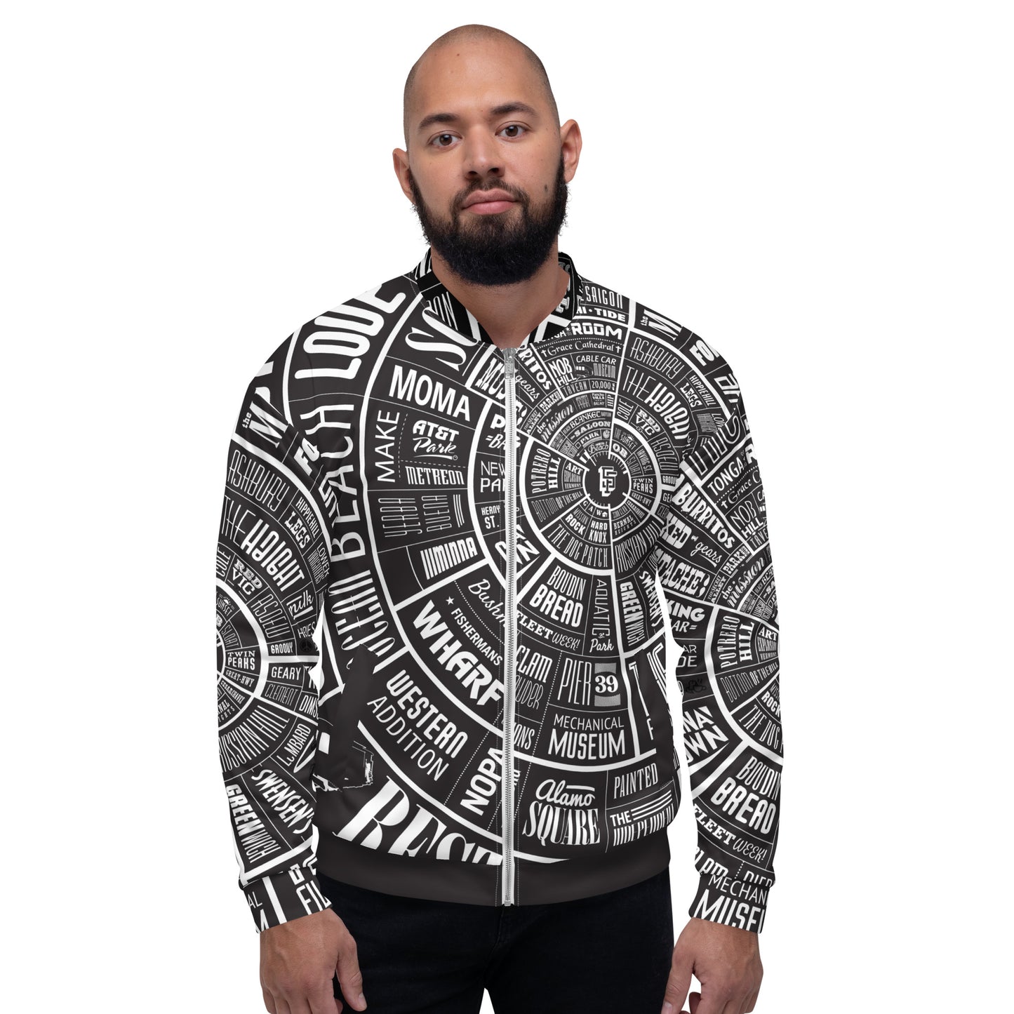 San Francisco Type Wheel - All Over Jacket
